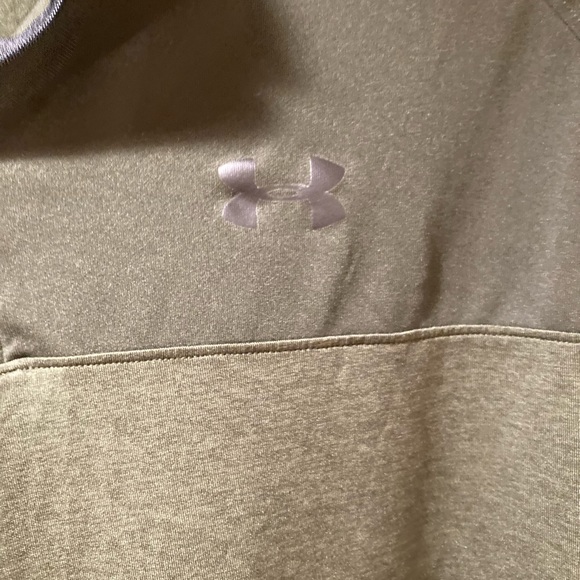 Mens Green Under Armour 1/4 Zip - Picture 3 of 5